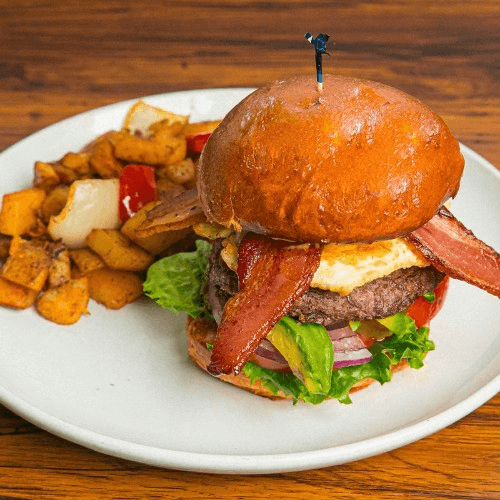 The Big Breakfast Burger.